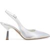 Melluso Décolleté Donna Slingback in Pelle Argento d192q 37