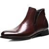 Generic Uomo Chelsea Boots Stivaletto in Pelle PU per Uomo Scarpe Classiche Eleganti da Indossare per Casual Fomal Wear