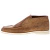 jerold wilton Uomo Polacchina Slip-on in camoscio Marrone Antilope. Suola Gomma Color Marrone Size 42