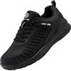 LARNMERN Scarpe Antinfortunistiche Uomo Donna Impermeabile Nero 42EU