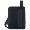 Piquadro P16 Borsello porta iPad mini in tessuto e pelle ad uno scomparto