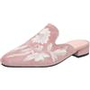 Lizoleor Mule Ciabatte Donna Tacco Basso Punta Quadrata Comodo