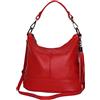 AMBRA Moda AmbraModa GLX09 - Borsa a tracolla da donna in vera pelle