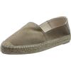 Geox D LAMPEDUSA - Sandalo Espadrillas con Zeppa, LT Taupe,