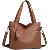 Mabecol Borsa Donna Spalla Mano Tracolla Elegante Moda PU | Con Cinghia Regolabile E Design Pratico, Ideale Per Ufficio, Shopping, Viaggi E Uso Quotidiano