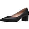 DREAM PAIRS Décolleté da Donna con Tacco Grosso a Punta Décolleté da Donna Scarpe Eleganti Comodi Classici Décolleté,Size 41,Nero/Pu,DPU212