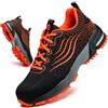 CYKYGGO Scarpe Antinfortunistiche Uomo Scarpe da Lavoro Donna Arancione EU 36