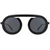 AOOLIA Retrò Occhiali da Sole,Vintage Tondo Metallo Aesthetic Sunshade Occhiali,Lightweight Montatura Estivi Esterni UV400 Protezione Occhiali da Sole per Donna Ragazza Uomo