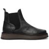 Infinity Leather Stivaletti Chelsea in Pelle Nera Fly da Donna RAWI131, Modello Classico e Comodo, da Infilare Alla Caviglia