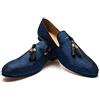 JITAI Mocassini da Uomo Scarpe Uomo Mocassini in Ecopelle con Frange E Scarpe Casual da Uomo