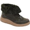 Dr. Scholl's Scholl Donna Stelvio Sandalo, Verde scuro, 38 EU