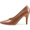 GENSHUO Scarpe con Tacco Alto da Donna Stiletto Pumps Nero Oro Marrone Punta Chiusa Slip-On Eleganti Scarpe Basic Classiche Matrimonio Lavoro Ufficio Festa Comode