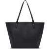 Expatrié Shopper Bag Donna Nero - Caro - Tote Bag in Ecopelle - Elegante borsa a tracolla per ufficio, università e scuola - Scomparto per laptop da 15 pollici - Idrorepellente