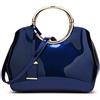 AINUOEY Donna Borse a Mano Borsa a Spalla Elegante Grandi Firmate Marca Tracolla Antifurto PU pelle 76609 1 pz Blu