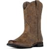 J's.o.l.e Stivali da cowboy da uomo, punta tonda, stivali da lavoro western, resistenti al silp
