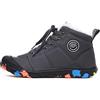 Xinghuanhua Bambini Barefoot Scarpe Invernali Doposci Antiscivolo Stivaletti Comode con Imbottitura Calda Scarpe Inverno per Ragazzi e Ragazze EU 30-39