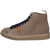 Panchic P01 Ankle Boot Walnut Cobalt