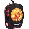 SKANDO BAGS Lego - Zaino per bambini e bambine, 3-6 anni, per asilo e kita, leggero, con cintura sul petto, targhetta per nome e riflettori su tutti i lati, Dragon Energy, taglia unica