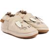 Mikk-line Scarpine primi passi in pelle con suola in camoscio antiscivolo - Pantofole stampate con motivo animali e fodera in lino per ragazzi e ragazze, perfette per 0-48 mesi