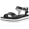 Nero Giardini Stivale al Ginocchio in Pelle E Stretch con Zip Dietro