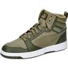 Puma Rebound V6 Mid WTR Jr - Sneaker Unisex per Bambini, Alpine Snow Sand Dune Puma White, 4.5 UK