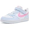 Nike Court Borough Low Ess+ (PS), Sneaker, White/Pink Rise/Football Grey, 33 EU