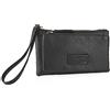 Lois - Pochette Donna versatile per eventi e spiaggia, Pochette Mare leggera e resistente, elegante Pochette Donna Nero da sera o uso quotidianod