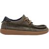 Satorisan - Kwahu Winter Suede - Mocassini Wallabee Uomo - Mocassini Pelle Sostenibili, Confortevoli e Durevole - Colore Deep Khaki - Taglia 43