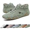 Overhil1s Stivali alti in pelle fatti a mano italiani, scarpe Beck Outdoor impermeabili leggeri antiscivolo Comfort unisex for escursionismo campeggio e guida Stivali Chukka alti for tutte le stagioni Scarpe
