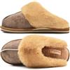 KuaiLu Pantofole Donna Invernali Pelose Chiuse Ciabatte Casa Calde Peluche Pelo Foderata Babbucce Comode Memory Foam Slippers Antiscivolo Suola Scarpe Marrone 39