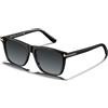 AVAWAY Retro Occhiali da Sole per Uomo Polarizzato Vintage Occhiali Quadrati UV400 Protezione Acetato Telaio per Viaggi Guida Pesca