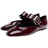 CRETUAO Ballerine Leopardate da Donna, Scarpe Mary Jane alla Moda con Punta Quadrata e Cinturino con Fibbia,Scarpe Eleganti comode e Casual con Tacco Basso