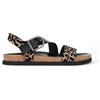 Infinity Leather Blowfish Malibu Sandali con Plantare Leopardato Marrone Lance da Donna