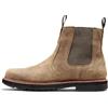 Generic Uomo Chelsea Boots, Eleganti E Confortevoli Stivaletti Chukka in Pelle con Cerniera
