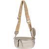 styleBREAKER Borsa a tracolla donna 2 pezzi a mezzaluna | Borsa a tracolla in similpelle 24x15x8,5 cm, tracolla 86-138 cm con motivo a rombi, zip a 2 vie, portamonete 11 cm