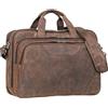 STILORD 'Ansgar' Cartella flessibile in pelle Uomo e donna Borsa per insegnanti Borsa a tracolla in pelle vintage 18 pollici Borsa per laptop Business, Colore:zamora - marrone