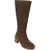Cinzia Soft PQ2556082 Stivali Donna In Camoscio Con Tacco e Suola In Gomma Para