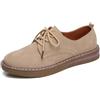 FM2018XSL Scarpe Stringate in Pelle da Donna Casual Casual semplici (Albicocca)