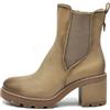 IF Fahion Scarpe Tronchetti Stivali Stivaletti Da Donna Tacco Medio Elastico 6651 Khaki N.37