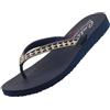Skechers Meditation Lucky One - Infradito da donna, Blu, 38 EU