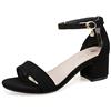Smilice Sandali da donna accoglienti con tacco a blocco aperto scarpe estive