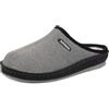SCHAWOS - Pantofole da uomo in feltro 6030, con calda imbottitura in lana vergine, con plantare, suola antiscivolo fissa, 43 EU