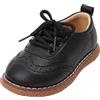 Happy Cherry Scarpe Stringate Basse in Pelle PU Scarpine Bambini Ragazze con Suola Moribida Scarpette Brogue Eleganti