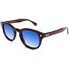 X-LAB XLAB 8004 Occhiali da sole stile moscot, 50mm, Bordeaux Pieno/Azzurro sfumato, Unisex