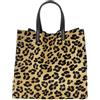 FrasiBags Borsa Shopping a Mano in Cavallino Animalier, Borsa Donna, Borsa in Pelle Donna, Borsa Shopper Donna Made in Italy (Maculato)