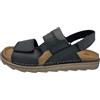 Lumberjack Uomo Sandali SMD8806-008 Asher Black Nero 41