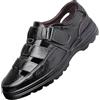 VPQILH Sandali da Uomo in Pelle, Scarpe Uomo Fibbia Regolabile Sandaletti, Plantare Imbottito Sandalo, Antiscivolo Suola di Gomma, per Escursionismo, Trekking, Outdoor, Spiaggia