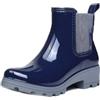 MGGMOKAY Stivali di Gomma da donna stivali da Pioggia impermeabili comodi Boots Antipioggia Moda Giardinaggio,Blu,37