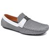 Evoga Mocassini uomo sartoriali bianco nero casual scarpe man's shoes in ecopelle