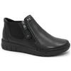 Valleverde Stivaletti Donna 36300 in Pelle Nero Modello Casual. Una Calzatura Comoda Adatta per Tutte Le Occasioni. Autunno Inverno